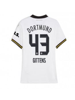 Borussia Dortmund Jamie Bynoe-Gittens #43 Ausweichtrikot für Frauen 2024-25 Kurzarm